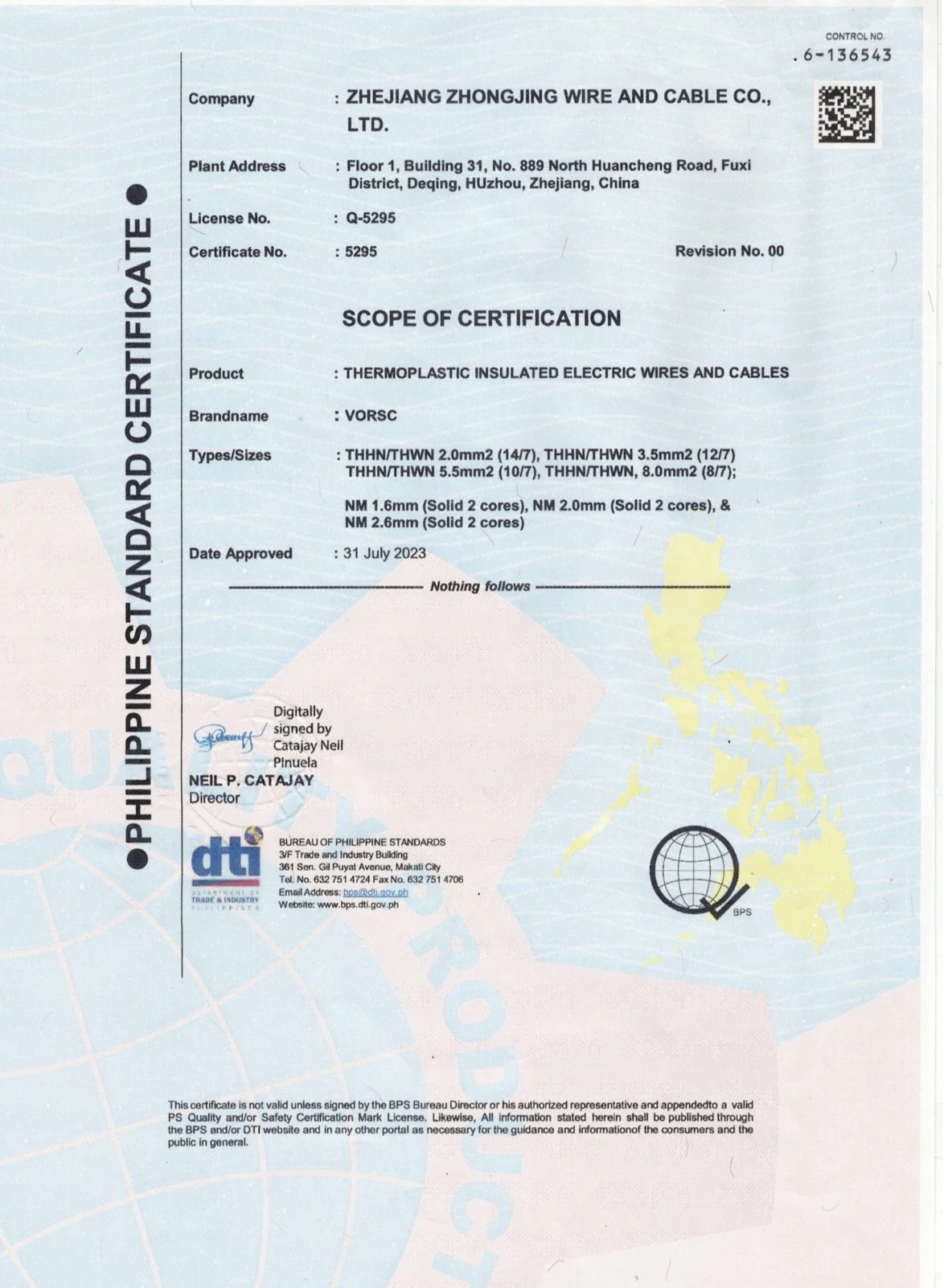 Certificate (2) Certificate (2)